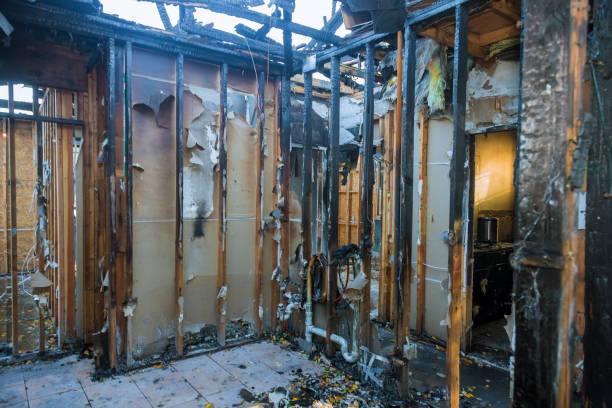 Professional Fire Damage Assessment technician working in Dell Rapids, SD